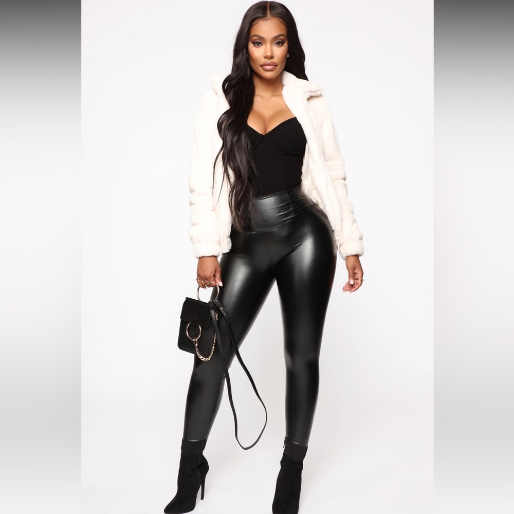 Fashion Nova fur coat